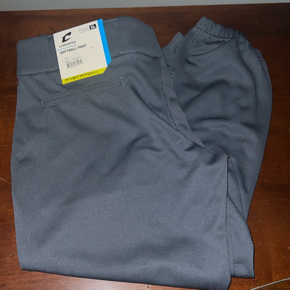 Brand new women’s graphite colored XL softball pant